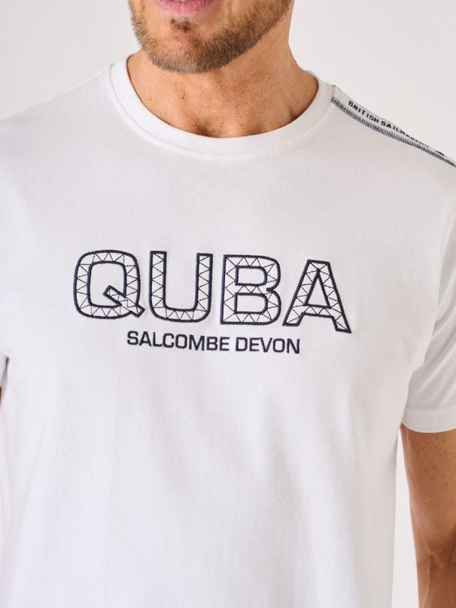 Quba & Co White Quba Logo X-Series T-Shirt - Quinley Online