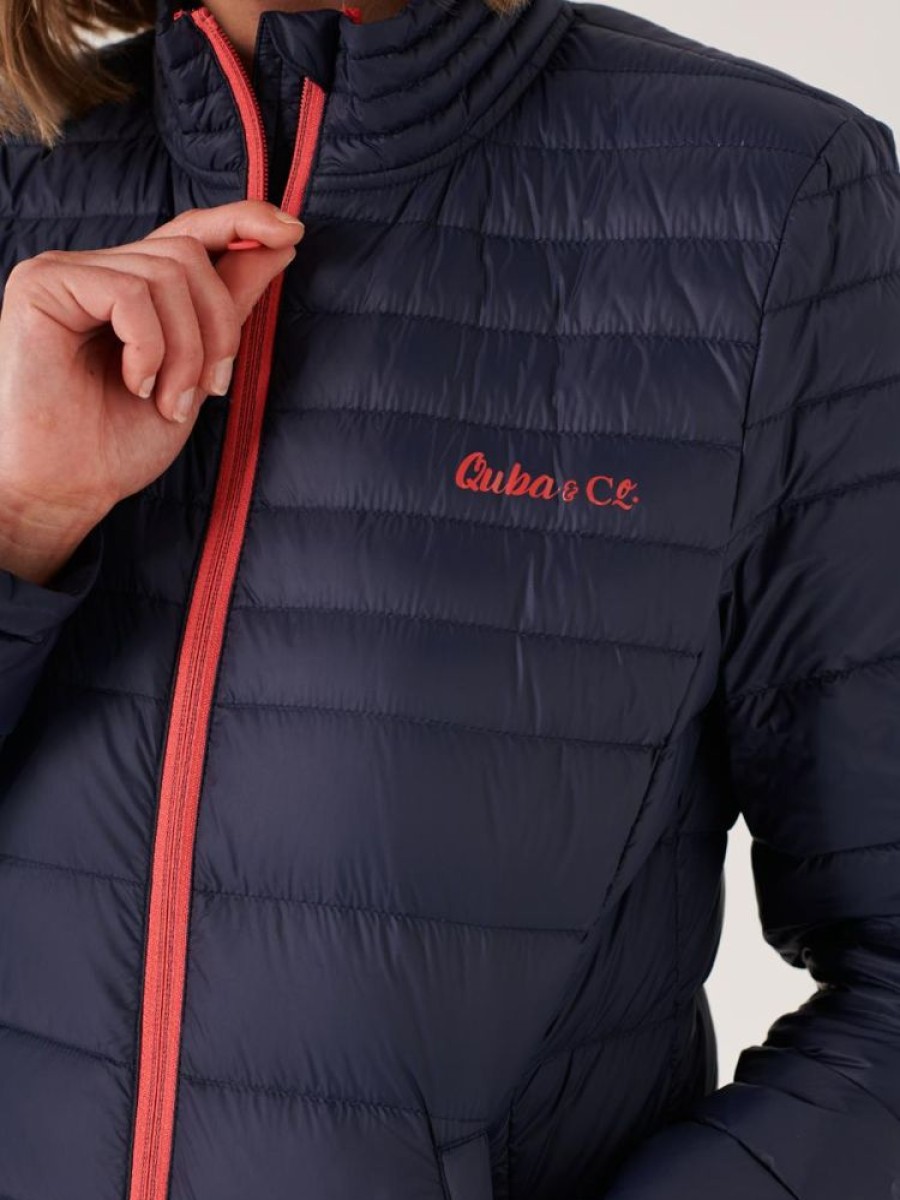 Quba & Co Ayside Navy Padded Down Jacket Clearance