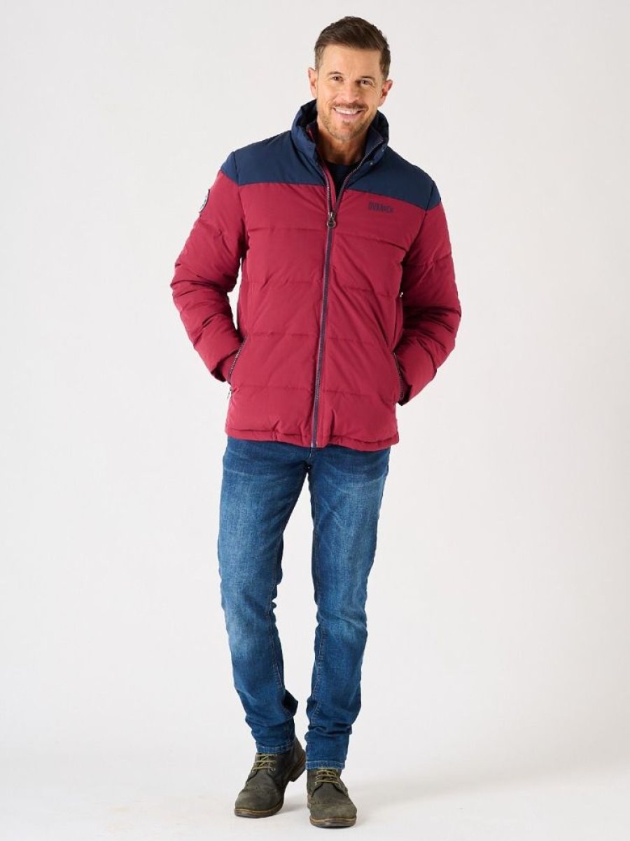 Quba & Co Red Colour Block Puffer Jacket - Grenchen New