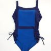 Quba & Co Renwick Blue Colour Block One Piece Swimsuit Online