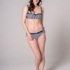 Quba & Co Hawaii Striped Bikini Top - Dark Navy Hot