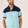 Quba & Co Helsick Lifestyle Blue Polo Shirt Online