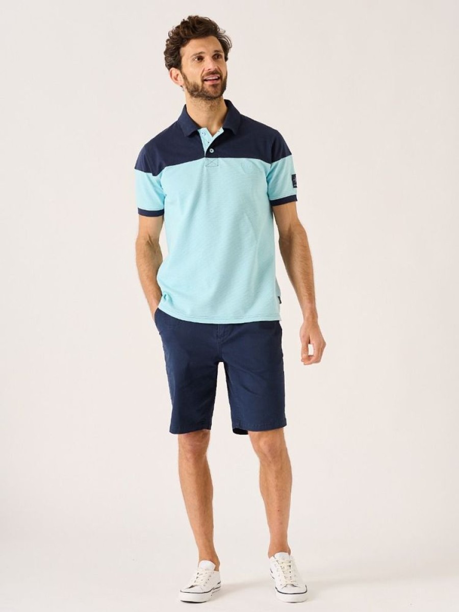 Quba & Co Helsick Lifestyle Blue Polo Shirt Online