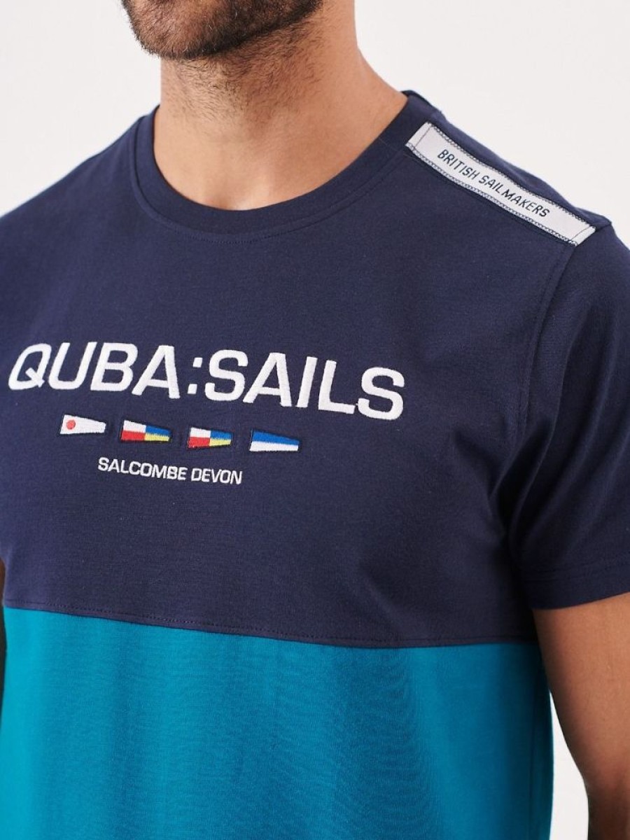 Quba & Co Mesocco X-Series Navy Quba Sails T-Shirt Online