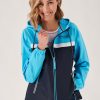 Quba & Co Hutton X-Series Navy And Light Blue Showerproof Jacket Hot