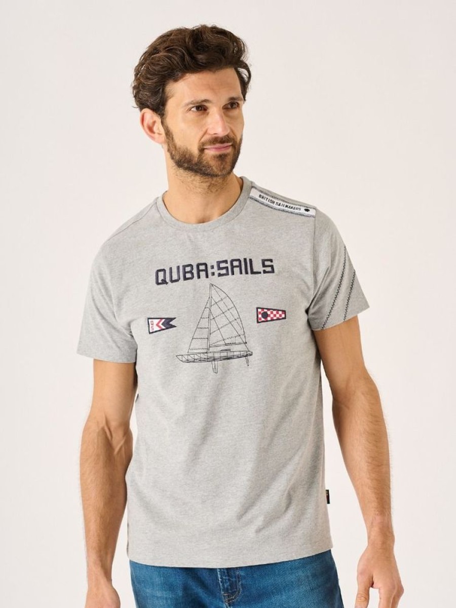 Quba & Co Mayland X-Series Quba Sails Grey T-Shirt Hot