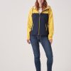 Quba & Co Wisteria X-Series Yellow And Navy Showerproof Jacket Clearance