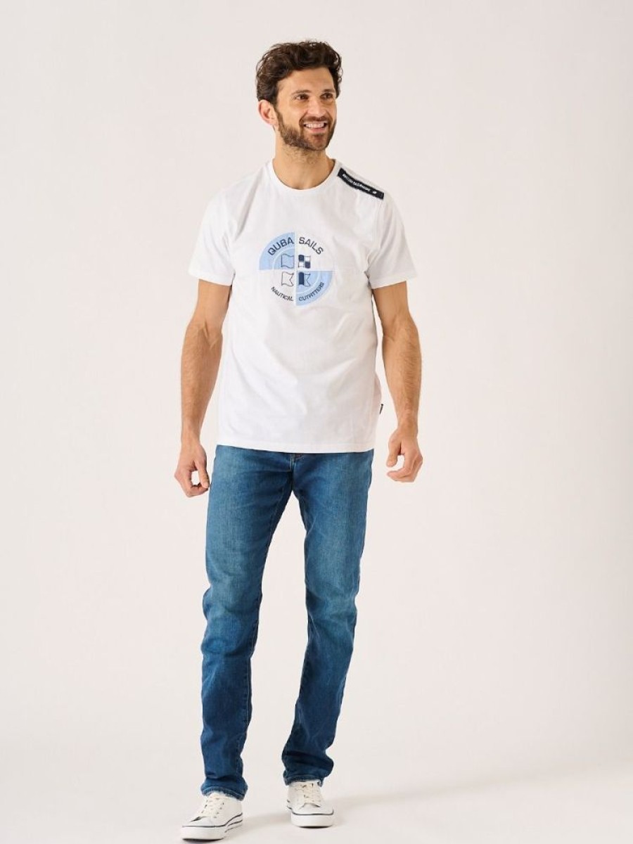 Quba & Co Delon X-Series Quba Sails White T-Shirt Online