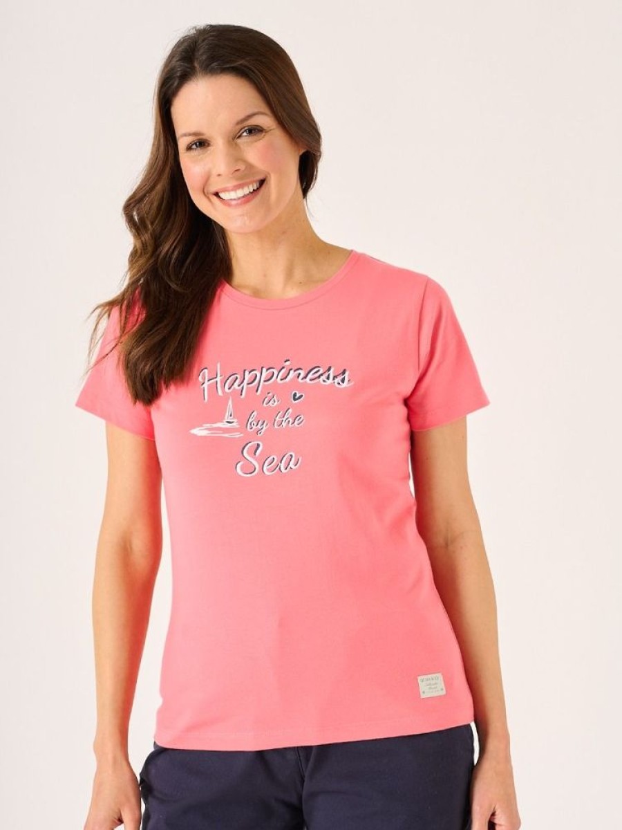 Quba & Co Argill Pink Happiness T-Shirt Wholesale