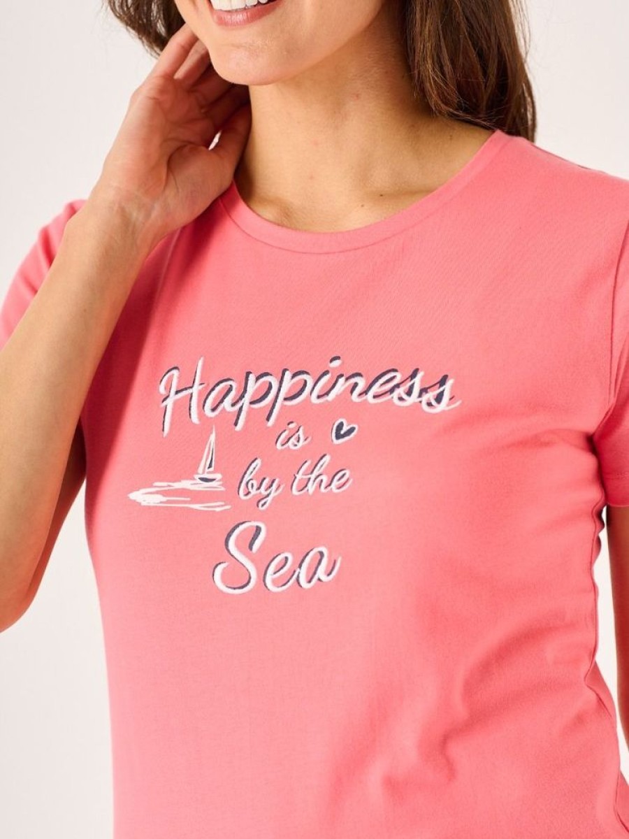 Quba & Co Argill Pink Happiness T-Shirt Wholesale