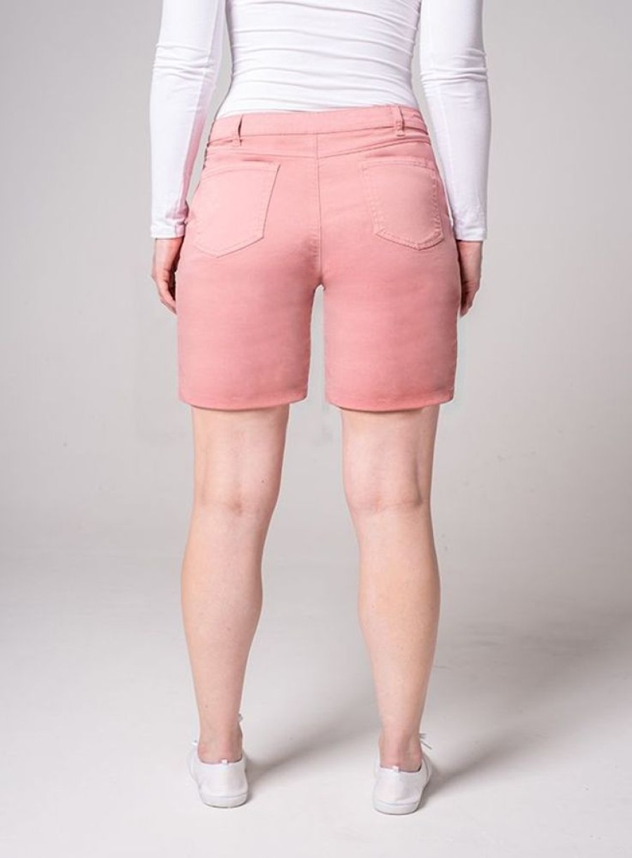 Quba & Co Hyacinth Chino Shorts - Dusky Rose Pink Hot