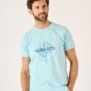 Quba & Co Cruise Lifestyle Quba And Co Splash Blue T-Shirt Hot