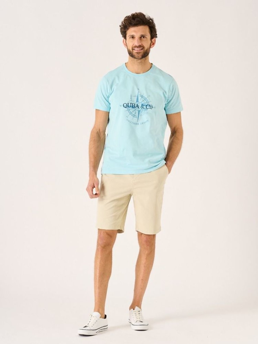 Quba & Co Cruise Lifestyle Quba And Co Splash Blue T-Shirt Hot