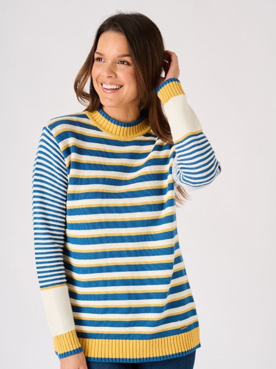 Quba & Co Blue And White Striped Jumper - Carrien Best