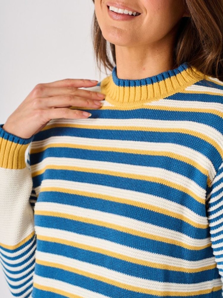 Quba & Co Blue And White Striped Jumper - Carrien Best