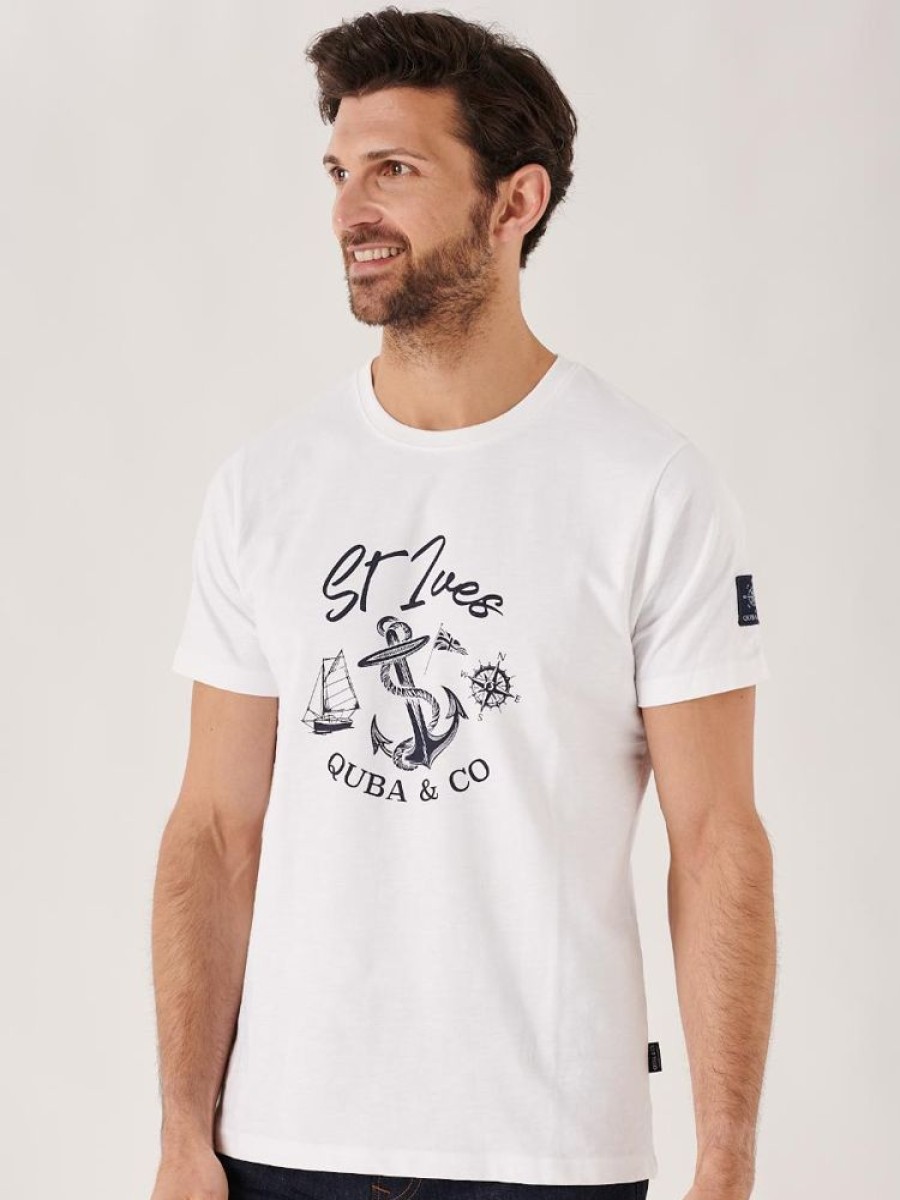 Quba & Co Lanton White Quba And Co Holiday St Ives T-Shirt Best