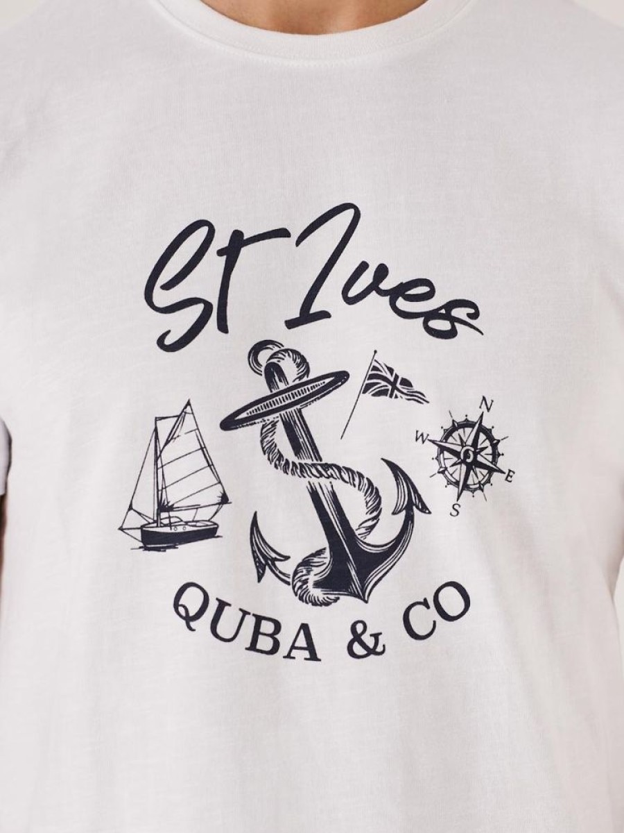 Quba & Co Lanton White Quba And Co Holiday St Ives T-Shirt Best