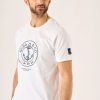 Quba & Co Northam Quba And Co Graphic T-Shirt White Clearance