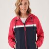 Quba & Co Hutton X-Series Navy And Pink Showerproof Jacket Hot