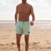 Quba & Co Kynance Mint Green Boat Design Swim Shorts Wholesale