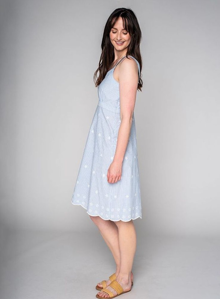 Quba & Co Alora Sun Dress - Sky Blue Hot