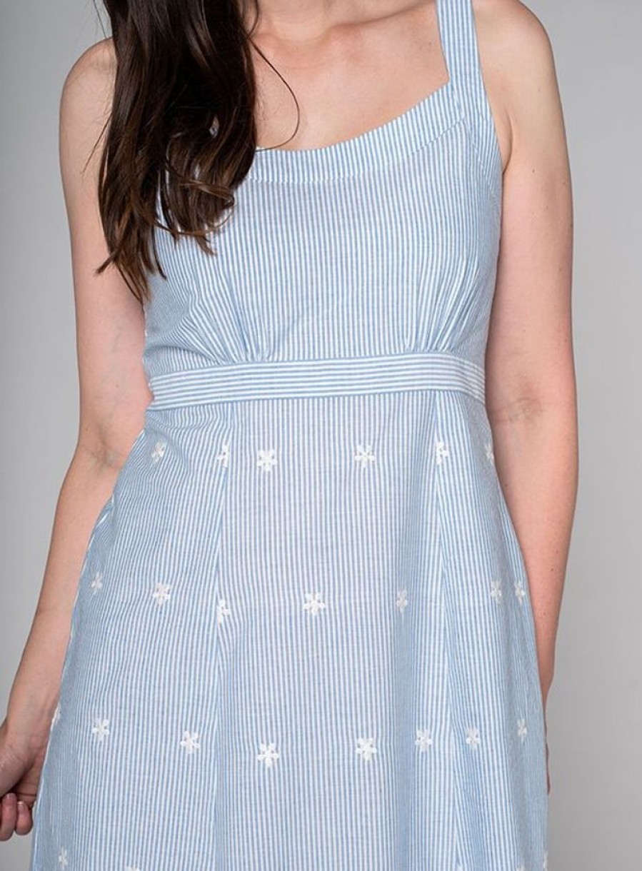 Quba & Co Alora Sun Dress - Sky Blue Hot