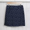 Quba & Co Chloe Woven Navy And Blue Polka Dot Skirt Best