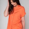 Quba & Co Savannah Shirt - Flamingo Orange New