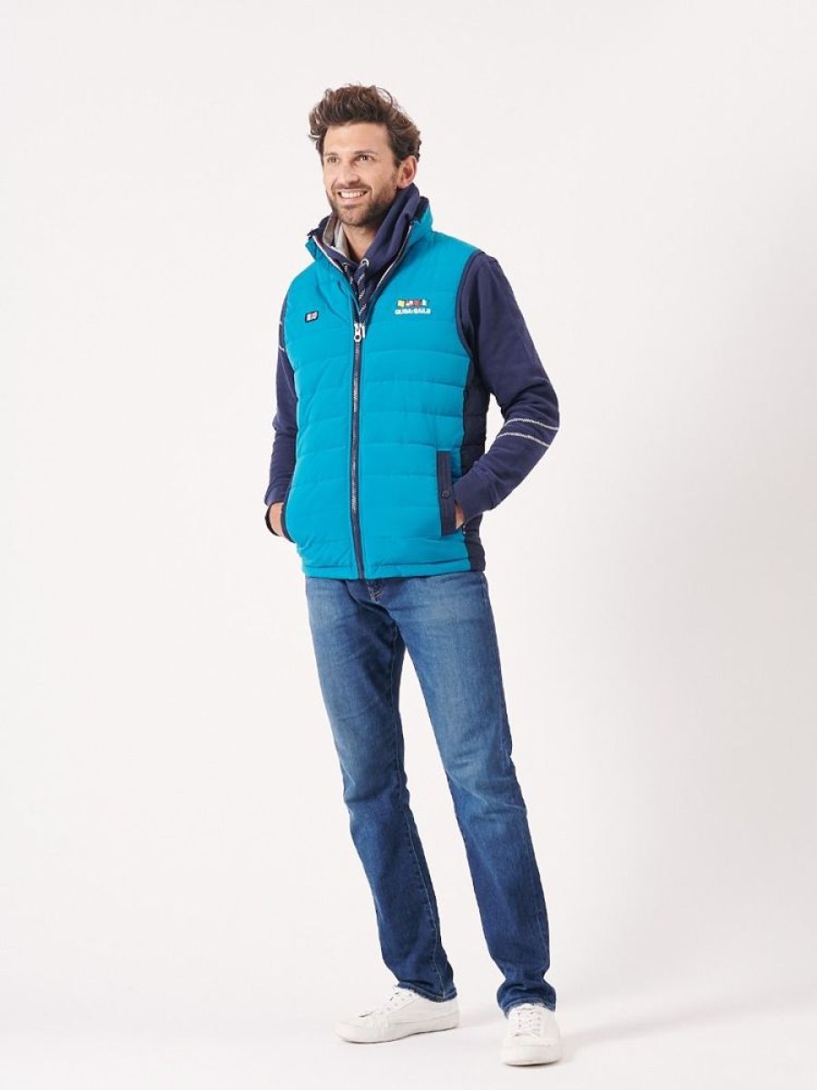 Quba & Co Jerisau X-Series Teal Green Gilet Online