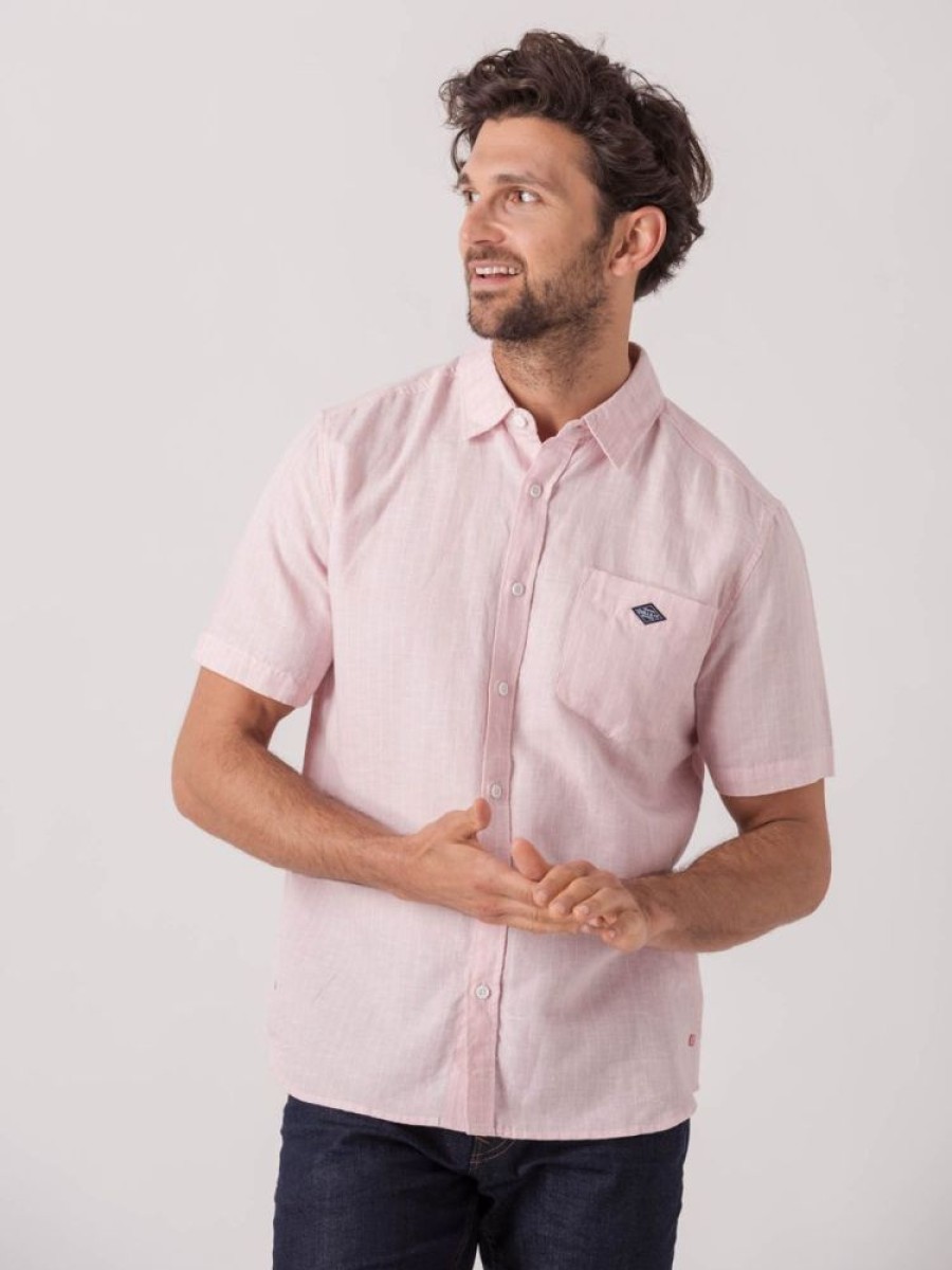 Quba & Co Sergio Short Sleeve Pinstripe Shirt Best