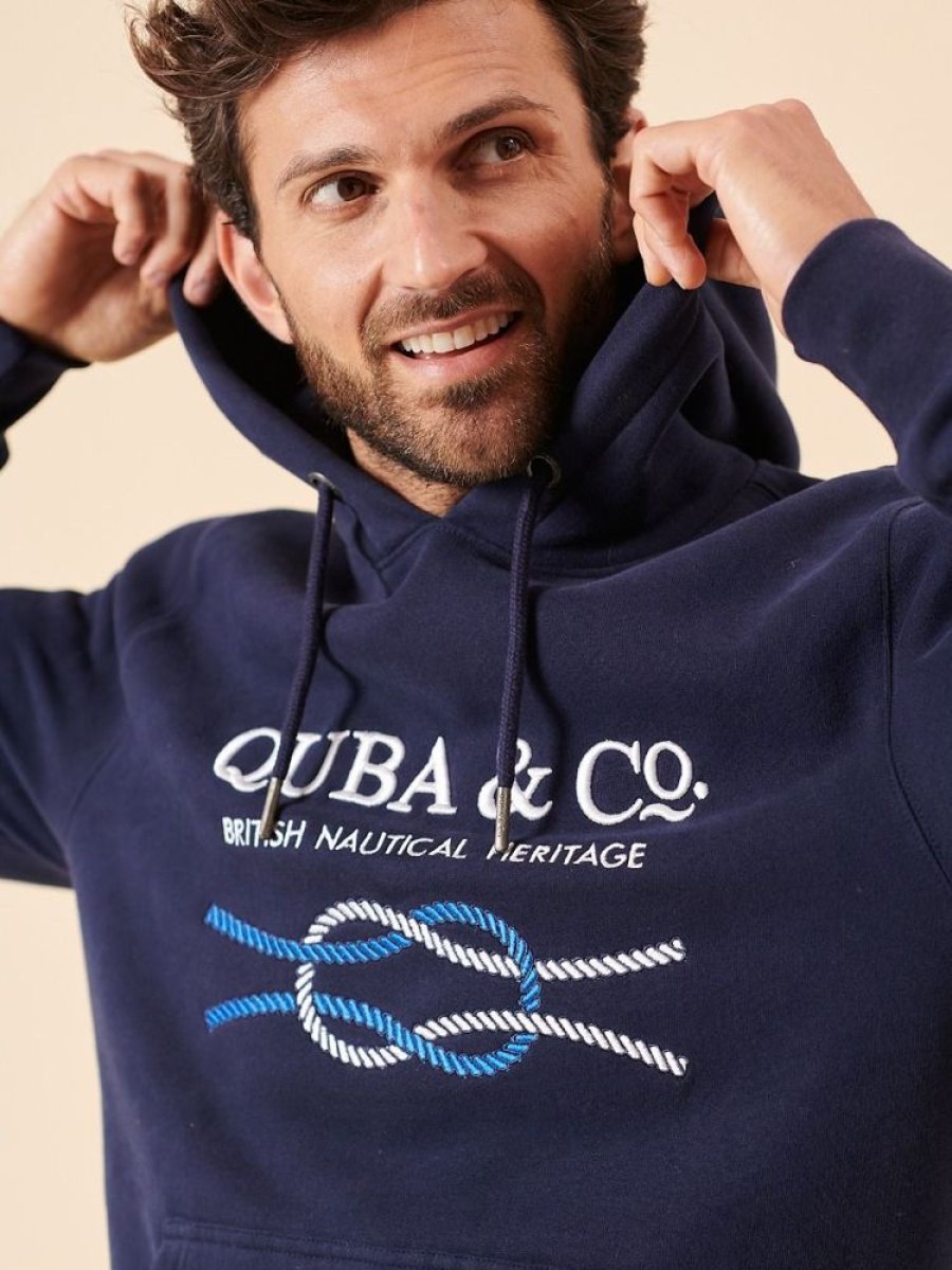 Quba & Co Riveo Navy Quba And Co Hoodie New