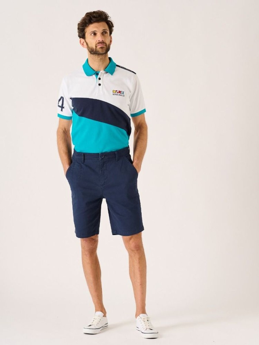 Quba & Co Sanford Chino Shorts Navy Blue Online