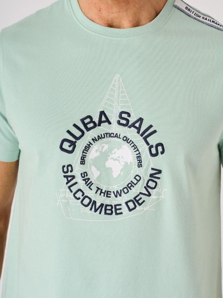 Quba & Co Aqua X-Series Sail The World T-Shirt - Wat Clearance