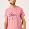 Quba & Co Fletcher Quba And Co Pink Graphic T-Shirt Clearance