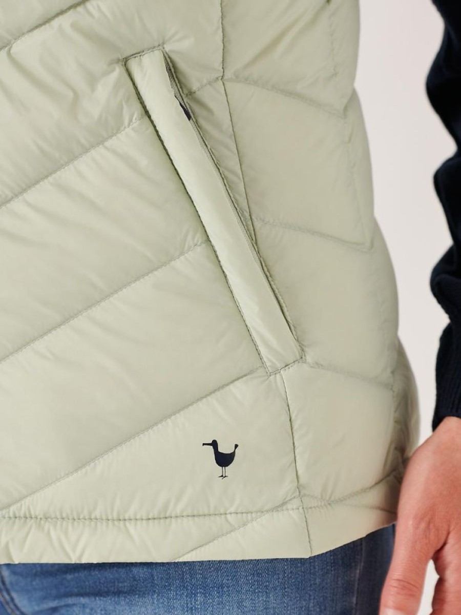 Quba & Co Alness Light Green Down Gilet Hot