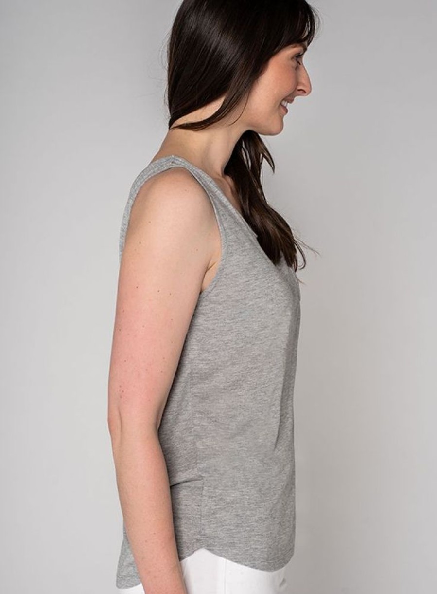 Quba & Co Wonda Vest - Grey Marl Wholesale