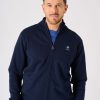 Quba & Co Navy Lifestyle Windproof Zip Up Jumper - Koltas Online